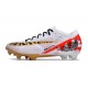 Nike Zoom Mercurial Vapor XV Elite FG Blanco Rojo Oro