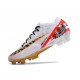 Nike Zoom Mercurial Vapor XV Elite FG Blanco Rojo Oro