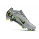 Nike Zoom Mercurial Vapor XV Elite FG Gris Negro Verde