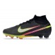 Nike Zoom Mercurial Superfly 9 Elite FG Negro Plateado de Muchos