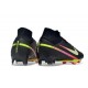 Nike Zoom Mercurial Superfly 9 Elite FG Negro Plateado de Muchos