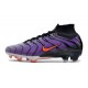 Nike Zoom Mercurial Superfly 9 Elite FG TN Violeta Negro