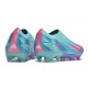 Adidas X Crazyfast.1 Sin Cordones FG Messi X Miami Turquesa Rosa