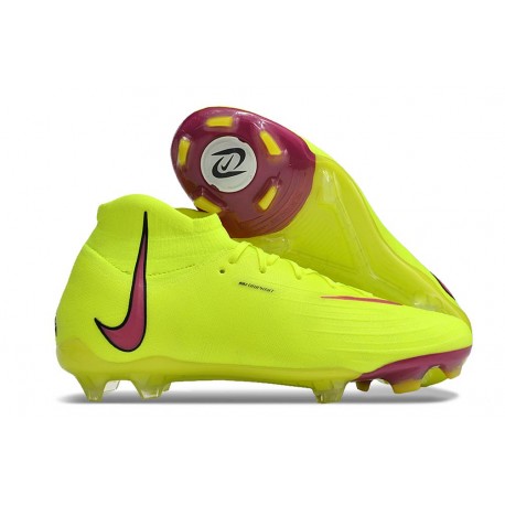 Botas de Futbol Nike Phantom Luna Elite FG Amarillo Rojo