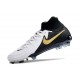 Nike Phantom Luna 2 Elite FG Blanco Negro Mtlc Dorado Moneda