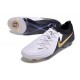 Zapatos Nike Phantom Luna II Elite L FG Blanco Negro Mtlc Dorado Moneda