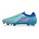 Zapatos Nike Phantom Luna II Elite L FG Azul Rosa