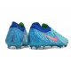 Zapatos Nike Phantom Luna II Elite L FG Azul Rosa