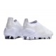 adidas Botas Futbol Predator Elite Laceless FG Blanco Plateado Met