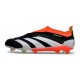 adidas Botas Futbol Predator Elite Laceless FG Negro Blanco Rojo