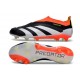 adidas Botas Futbol Predator Elite Laceless FG Negro Blanco Rojo