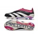 adidas Botas Futbol Predator Elite Laceless FG Negro Blanco Violeta