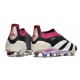 adidas Botas Futbol Predator Elite Laceless FG Negro Blanco Violeta