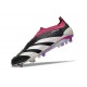 adidas Botas Futbol Predator Elite Laceless FG Negro Blanco Violeta