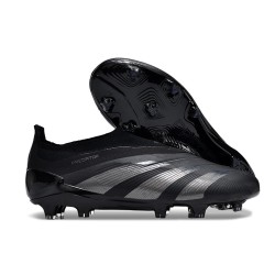 adidas Botas Futbol Predator Elite Laceless FG Negro Carbón