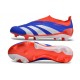 adidas Botas Futbol Predator Elite Laceless FG Azul Rojo Blanco