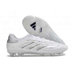 adidas Copa Pure II + FG Bota Blanco Blanco Plateado Met