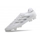 adidas Copa Pure II + FG Bota Blanco Blanco Plateado Met