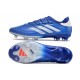 adidas Copa Pure II + FG Bota Lucid Azul Blanco Solar Rojo