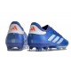 adidas Copa Pure II + FG Bota Lucid Azul Blanco Solar Rojo