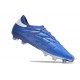 adidas Copa Pure II + FG Bota Lucid Azul Blanco Solar Rojo