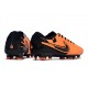 Nike Tiempo Legend X Elite FG Naranja Negro