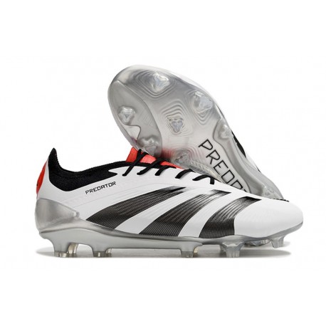 adidas Predator Elite L FG Blanco Negro Rojo