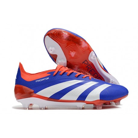 adidas Predator Elite L FG Azul Blanco Rojo