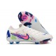 Zapatos Nike Phantom Luna II Elite L FG Blanco Rosa Azul