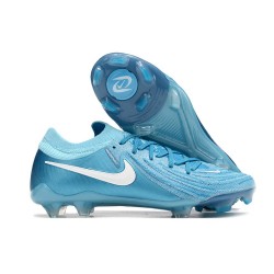 Zapatos Nike Phantom Luna II Elite L FG Azul Blanco