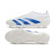 adidas Botas Futbol Predator Elite Laceless FG Blanco Azul