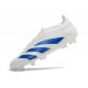 adidas Botas Futbol Predator Elite Laceless FG Blanco Azul