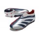 adidas Botas Futbol Predator Elite Laceless FG Argento Negro Rojo