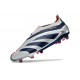 adidas Botas Futbol Predator Elite Laceless FG Argento Negro Rojo