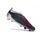 adidas Botas Futbol Predator Elite Laceless FG Argento Negro Rojo