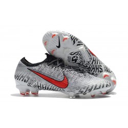 Nike Mercurial Vapor 12 Elite FG Botas Neymar Blanco Rojo Negro