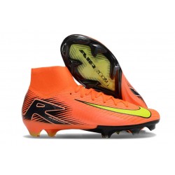 Bota Nike Air Zoom Mercurial Superfly X Elite FG Naranja Amarillo