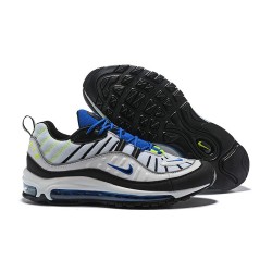 Zapatillas Para Hombres Nike Air Max 98 - Negro Blanco Azul