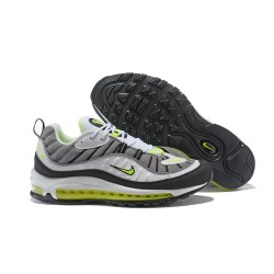 Zapatillas Para Hombres Nike Air Max 98 - Gris Blanco