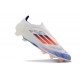 Bota de Futbol Adidas F50 Elite LL FG Ftwr Blanco Azul Lúcido Rojo