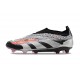 adidas Botas Futbol Predator Elite Laceless FG Plata Negro Rosa