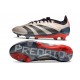 adidas Predator Elite L FG Platino Met Aurora Negro Carbón