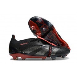 Bota adidas Predator Elite FT FG Negro Gris Rojo
