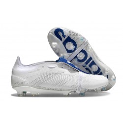 Bota adidas Predator Elite FT FG Blanco Plateado Met Bright Royal