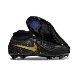 Nike Phantom Luna 2 Elite FG Negro Mtlc Dorado Moneda