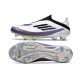 Zapatillas Adidas F50+ Laceless FG X Messi Ftwr Blanco Negro Morado Unity