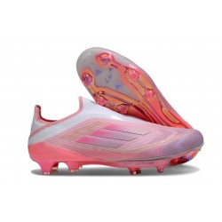 Zapatillas Adidas F50+ Laceless FG Rosa Blanco