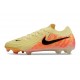 Zapatos Nike Phantom Luna II Elite L FG Naranja Negro