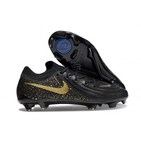 Zapatos Nike Phantom Luna II Elite L FG Negro Dorado