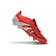 Adidas Predator Elite Foldover Tongue FG Rojo Lúcido Blanco Negro
